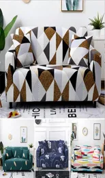 Sofa Cover Set Geometric Couch Cover Elastic Sofa for Living Room Pets Corner L Shaped Chaise Longue207Y8724344