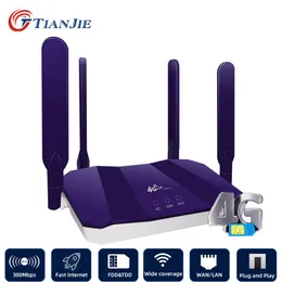 Roteadores 3G 4G WiFi Router Wireless Modem Wifi Lte Wi Fi Ponto de Acesso CPE Hotspot Outdoor Gigabit com um cartão SIM de slot