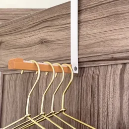 Hause Hintertür Haken Faltbare Küche Bad Zubehör Tragbare Holz Haken Kleidung Tasche Lagerung Rack Organisation