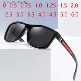 Sunglasses Classic Outdoor Sports Short Sight Sun Glasses Polarized Sunglasses Custom Made Myopia Minus Prescription -0.5 -1.0 -2.0 To -6 L230523