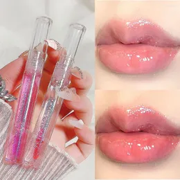 Lip Gloss Fashion Fine Glitter Pearly Glass Glaze Portable Hydrating Lips Makeup Tool Gift For Birthday Well Loved And Praised Female