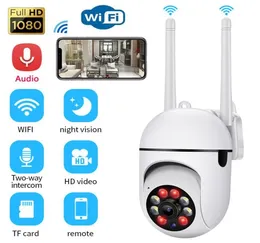A7 Mini Camera WiFi Wireless IP -камеры PTZ Webcam Camera Camera Smart Home Baby Monitor CCTV 1080p Двухчастотный разговорный светодиод Night Visio8517357