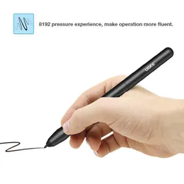 Tabletter Ugee Writing Pen Wireless Graphic Tablet Monitor Pen för UGEE M708 V2 Digital Graphics Tablet 8192 Nivåer Gratis laddning