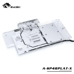 Охлаждение Bykski Water Block Использование для Sapphire nitro+ Radeon Rx470 / 480 (1126007) / Полная обложка видеокарта Блок видеокарты RGB свет