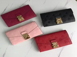 Fashion Designers Zippy WALLET Mens Womens leather Zipper Wallets High Quality Flowers Coin Purse Handbags Long Card Holder Clutch5511525