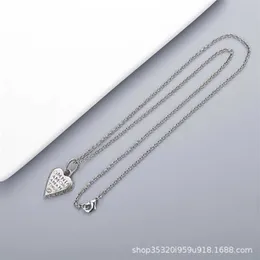 designer de joias pulseira colar anel Xiao mesmo antigo cobre branco Love Pingente em linha reta