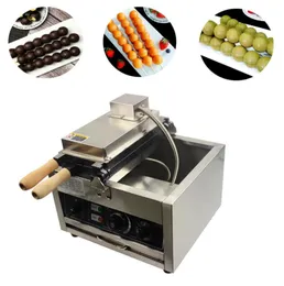 220V Skewer Ball Waffle Maker Takoyaki Machine Electric Baking Pans Commercial Egg Maker Snacks Equipment4797136