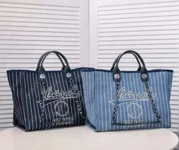 Tasarımcı Çantalar Yaz Tote Plaj Alışveriş Çantası Tuval Kitap Totes Kadınlar Büyük Çantalar Deri Omuz Çantaları Çanta Crossbody Sac De Voyage Dicky0750 Sac Bir Ana