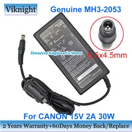 شواحن MH32053 AC Adapter Power Supply 15V 2A 30W لـ Canon PIXMA MH32053000 PIXMA MG13607100 Charger 6.5x4.5mm