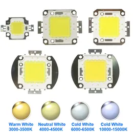 Högeffekt LED -chip 50W Cold White (6000K - 6500K / 1500MA / DC 30V - 34V / 50 WATT) Super Bright Intensity SMD Cob Light Emitter Components Diode 50 W Bulb Lamp Pärlor