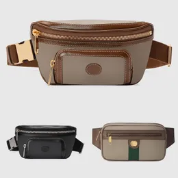 Fashion Double G Waist Bags Luxurys Waistpacks Ophidia Retro chest bag Genuine Leather fanny packs designers CrossBody belt bag tote bum handbag travel bumbag