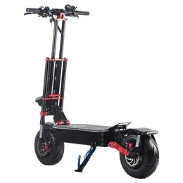 OBARTER X5 Folding Electric Sport Scooter 13" Off-road tyre 2800W x2 Brushless Motor 60V 30Ah Battery BMS 3 Speed Modes Oil Disc Brake Max Speed 85KM/h- Black
