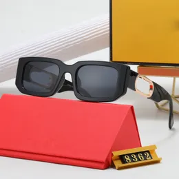 نظارة شمسية فاخرة لرجل امرأة للجنسين مصممة Goggle Beach Sun Glasses Retro Small Frame مجوف