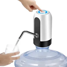 Water Pumps Portable Automatic Water Bottle Pump Electric Water Dispenser Pump USB Bottle Water Pump Auto Switch Drinking Dispense 230530