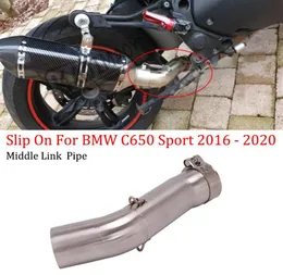 Motorcycle Exhaust System Slip On For C650 Sport C650GT C600 2021 Escape Modify Middle Connect Link Pipe 51mm Muffler3596426