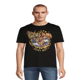 Americana Herren Big Men s Eagle of Freedom Grafik-T-Shirt, Größen S-3XL