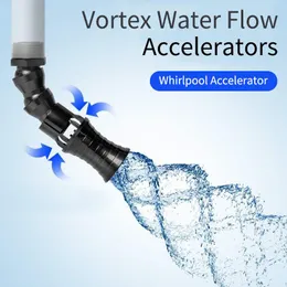 Teile Einstellbare Richtung Vortex Wasserflussbeschleuniger Aquarium Rotierende Wasserauslassdüse für Schlauchgewinde 1/2" 3/4" 1'