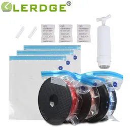 Scanning LERDGE 3D Printer Parts PLA/ABS/PETG Filament Bag Vacuum Compression Keep Dry Safekeeping and Dustproof Save space Storage Bags