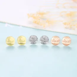 Charming Women Letter s925 Silver Stud Earrings Fashion Brand Brushed Craft Exquisite Earrings Sexy Female High end Earrings Jewelry Gift Souvenir Wholesale