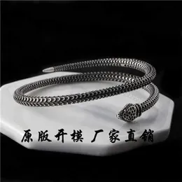 designer jewelry bracelet necklace ring sterling scale spirit snake gear old domineering trend personalized male female couple Bracelet