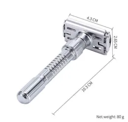 Nxy Razors Blades Adjustable Double Edge Shaving Safety Razor Shaver Zinc Alloy with Case 2203114587340
