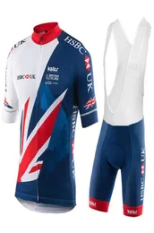 2019 Great Britian Cycling Jersey Maillot Ciclismo Short Sleeve and Cycling bib Shorts Cycling Kits Strap bicicletas O1912160648228352876