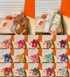 Luxus Designer Sandalen Hausschuhe Frauen Marke Flache Flip Flops Klassische Muster und Farben Krokodil Haut Slide Damen Strand Sandale Sommer mit Box 35-43