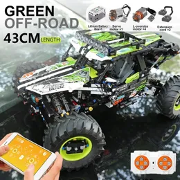 Model Building Kits Mould King 18002 High Tech Buggy Remote Control Car Terrain Off Road Climbing Truck Blocks Kids Toys Christmas 230530