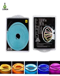 120leds Flex LED Neon Strip Rope Light Retail Blister Kit Neon Signs 2835 SMD DC12V Waterproof IP65 Advertising Decor3554223