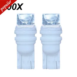 New 100X Clear Glass T10 W5W Ceramics 3D LED Waterproof Wedge Licence Plate Light WY5W Lamp Car Reading Dome Light Auto Parking Bulb