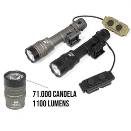 SOTAC CD REIN 2.0 Weapon Light High Candela Scout Light Head 1100 Lumens/950 Lumens With 20mm Rail Mount And RemoteSwitch LCS