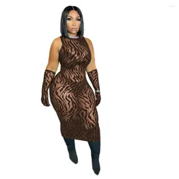 Zebra print plus size dress online
