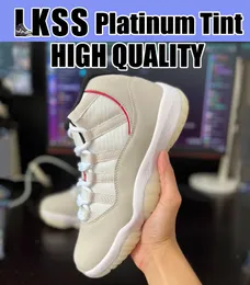 LKSS Platinum Tint Jumpman 11 11s Sapatos OG Tênis de basquete masculino tênis esportivos