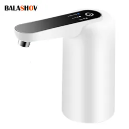 Water Pumps Portable Water Dispenser Mini Barreled Water Electric Pump USB Charge Wireless Automatic Water Bottle Pump Home Drink Dispenser 230530