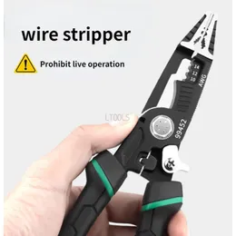 Tang 9 In 1 Hand Tool Crimping Tool Sharpnosed Peeling 플라이어 전기식 특별 도구 다기능 와이어 스트리퍼 절단기 플라이어