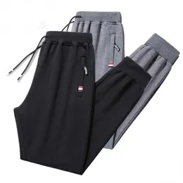 Ny M-8XL Spring/Summer Drstring Trousers Cotton Sports Men's Loose Straight Casual Plus Size Protective Pants P230529