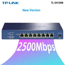 Anahtarlar TpLink Network Anahtar 2.5G Anahtar Ethernet 8port 2500Mbps 2.5Gbps Anahtar Rj45 Anahtar TLSH1008 Fiş ve Oynat