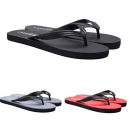 Män glider tofflor Svar svart designer grå casual strandskor hotell flip flops sommar rabatt pris utomhus mens tofflor