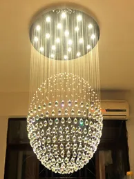 New Modern LED K9 Ball Crystal Chandeliers large chandelier lights chandeliers modern living room GU10 rustic crystal chandelier7516443