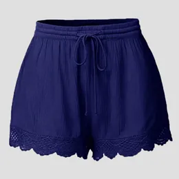 Kadın Şort Kadın Yaz Moda Dantel Halat Tie Yoga Spor Pantolon Taytlar Kadın Tenis Scrunch Bushorts için