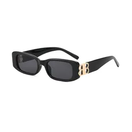 Marca de diseñador para hombre, gafas de sol Retro con montura pequeña Bb para mujer, nueva personalidad a la moda