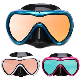 Diving Masks Professional Scuba Mask and Snorkels AntiFog Goggles Glasses Swimming Easy Breath Tube Equipment 230529