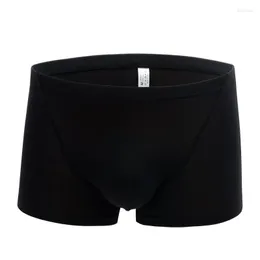 Mutande Intimo sexy Pantaloncini boxer da uomo Hombre Mutandine in fibra di bambù solido Uomo Traspirante U Custodia convessa Cueca Calzoncillo