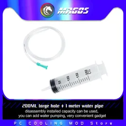 Drives Water Dispenser Needle Tube 200ML Injection Syringe Largecapacity Add Liquid Enema Ink Dispensing For Water Cooling