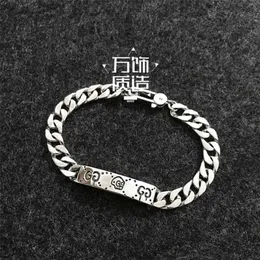 bijoux de créateur bracelet collier bague Sterling elfe crâne pour hommes femmes amoureux hip hop ins Bracelet cadeau