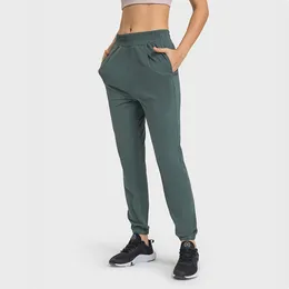 Cintura alta yoga calças casuais esporte feminino calças de secagem rápida roupas esportivas ginásio fitness correndo leggings