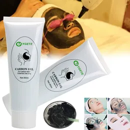 80ml Soft Carbon Gel Pulizia profonda Idratante Crema viso nera per trattamento laser ND YAG Macchia scura Rimuovi ringiovanimento della pelle