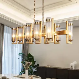 Żyrandole postmodernistyczne minimalistyczne oświetlenie żyrandola moda Złota modelka dekoracja lampa el villa salon jadalnia