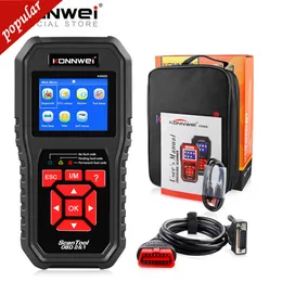 Neue KONNWEI KW850 OBD2 Auto-Diagnose-Scanner-Tools, OBD 2 Auto-Diagnose-Tool, Motor prüfen, Kfz-Auto-Scanner, Codeleser, Schwarz