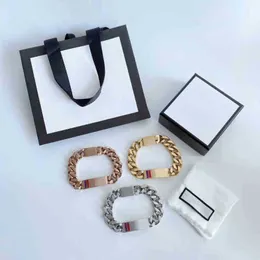 Designer smycken armband halsband ring live rak mäns dominerande personlighet klassisk mönster titan stål vakuum pläterat guld armbandnew smycken